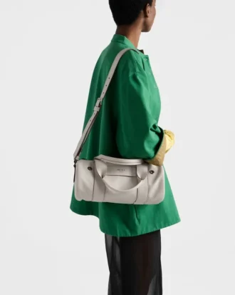 Prada Route stor läderväska med handtag