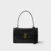 Prada Soft Medium läderaxelväska