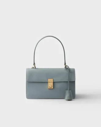 Prada Soft Medium läderaxelväska
