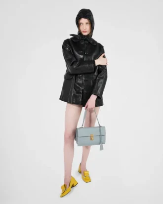 Prada Soft Medium läderaxelväska