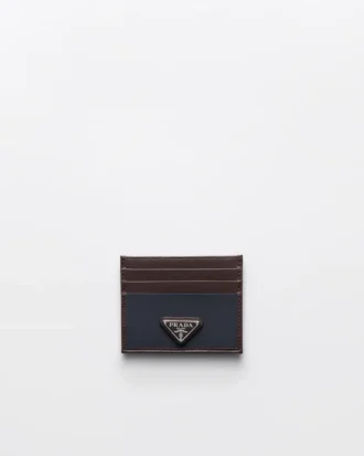 Prada Speedrock kortfodral i Re-Nylon och läder