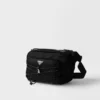 Prada Speedrock Re-Nylon och läder axelväska