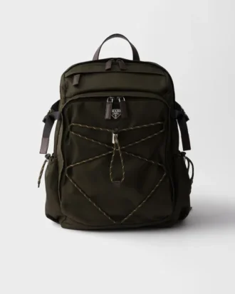 Prada Speedrock ryggsäck i Re-Nylon och läder