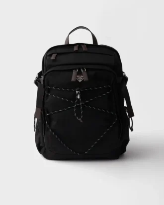 Prada Speedrock ryggsäck i Re-Nylon och läder