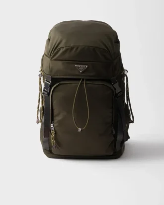 Prada Speedrock ryggsäck i Re-Nylon och läder