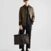Prada-väska i nappaläder med spänne