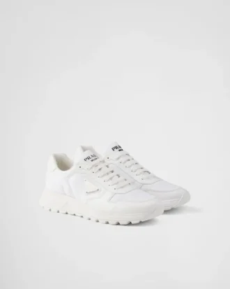 Prax 01 Sneakers i Re-Nylon och borstat läder