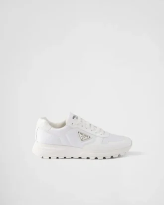 Prax 01 Sneakers i Re-Nylon och borstat läder