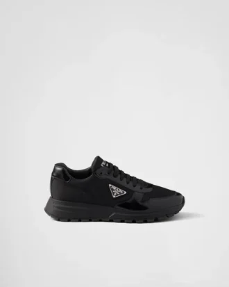 Prax 01 Sneakers i Re-Nylon och borstat läder