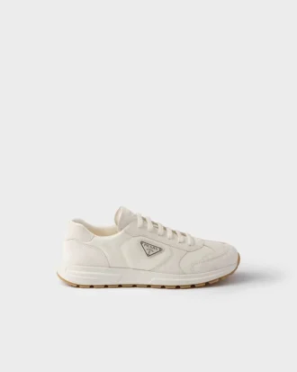 Prax sneakers i mocka och Re-Nylon