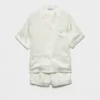 Pyjamas i satin med shorts i vintage-look Pyjamas i satin med shorts i vintage-look