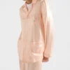 Pyjamas i satin med vintage-look Pyjamas i satin med vintage-look