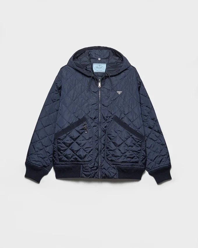 Re-Nylon-blousonjacka med huva Re-Nylon-blousonjacka med huva