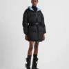 Re-Nylon-gabardine-dunjacka med huva Re-Nylon-gabardine-dunjacka med huva