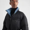 Re-Nylon-gabardine-dunjacka med huva Re-Nylon-gabardine-dunjacka med huva