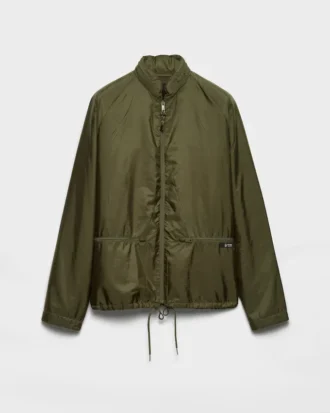 Re-Nylon-jacka med huva