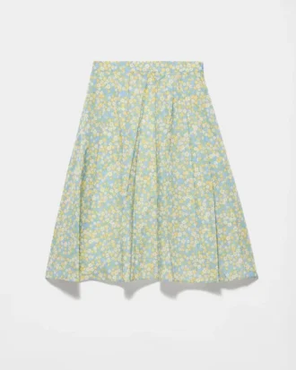 Re-Nylon-kjol med heltäckande blommönster Re-Nylon-kjol med heltäckande blommönster