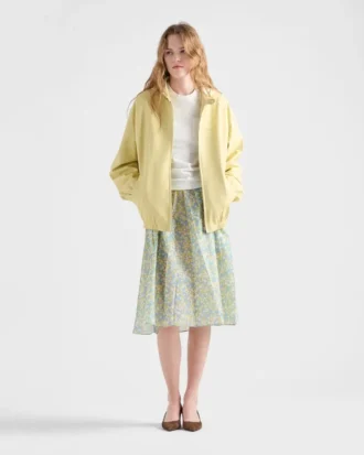 Re-Nylon-kjol med heltäckande blommönster Re-Nylon-kjol med heltäckande blommönster