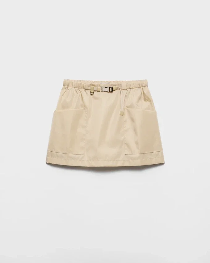 Re-Nylon-minikjol Re-Nylon-minikjol