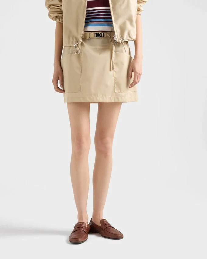 Re-Nylon-minikjol Re-Nylon-minikjol