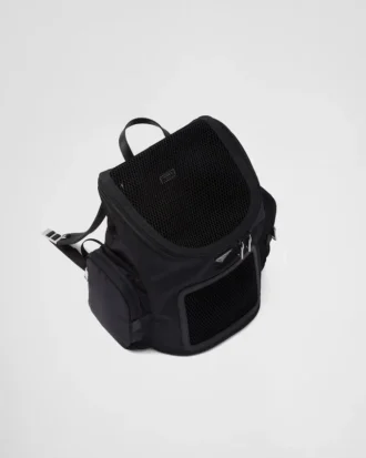 Re-Nylon- och Saffiano-läderväska för husdjur