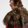 Re-Nylon- och shearling-dunväst Re-Nylon- och shearling-dunväst