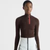 Re-Nylon-tröja med hög hals Re-Nylon-tröja med hög hals