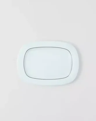 Rektangulärt porslinsfat – Celadon
