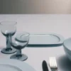Rektangulärt porslinsfat – Celadon Rektangulärt porslinsfat – Celadon
