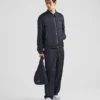 Ryggsäck i Re-Nylon och läder Ryggsäck i Re-Nylon och läder