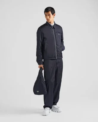 Ryggsäck i Re-Nylon och läder