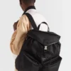 Ryggsäck i Re-Nylon och läder Ryggsäck i Re-Nylon och läder