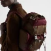 Ryggsäck i Re-Nylon och läder Ryggsäck i Re-Nylon och läder