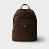 Ryggsäck i Re-Nylon och Saffiano-läder Ryggsäck i Re-Nylon och Saffiano-läder