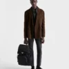 Ryggsäck i Re-Nylon och Saffiano-läder Ryggsäck i Re-Nylon och Saffiano-läder