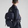 Ryggsäck i Re-Nylon och Saffiano-läder Ryggsäck i Re-Nylon och Saffiano-läder