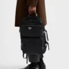 Ryggsäck i Re-Nylon och Saffiano-läder Ryggsäck i Re-Nylon och Saffiano-läder