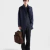 Ryggsäck i Re-Nylon och Saffiano-läder Ryggsäck i Re-Nylon och Saffiano-läder