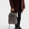 Ryggsäck i Re-Nylon och Saffiano-läder Ryggsäck i Re-Nylon och Saffiano-läder