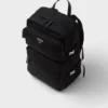 Ryggsäck i Re-Nylon och Saffiano-läder Ryggsäck i Re-Nylon och Saffiano-läder
