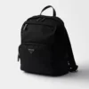 Ryggsäck i Re-Nylon och Saffiano-läder Ryggsäck i Re-Nylon och Saffiano-läder