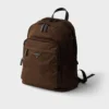 Ryggsäck i Re-Nylon och Saffiano-läder Ryggsäck i Re-Nylon och Saffiano-läder