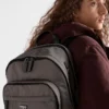 Ryggsäck i Re-Nylon och Saffiano-läder Ryggsäck i Re-Nylon och Saffiano-läder