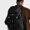 Ryggsäck i Re-Nylon och Saffiano-läder Ryggsäck i Re-Nylon och Saffiano-läder