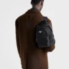 Ryggsäck i Re-Nylon och Saffiano-läder Ryggsäck i Re-Nylon och Saffiano-läder