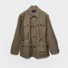 Safarijacka i mohair och ull Safarijacka i mohair och ull