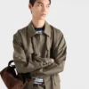 Safarijacka i mohair och ull Safarijacka i mohair och ull