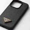 Saffiano-läderfodral för iPhone 15 Pro Saffiano-läderfodral för iPhone 15 Pro