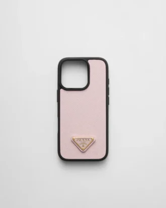 Saffiano-läderfodral för iPhone 16 Pro