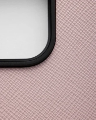 Saffiano-läderfodral för iPhone 16 Pro